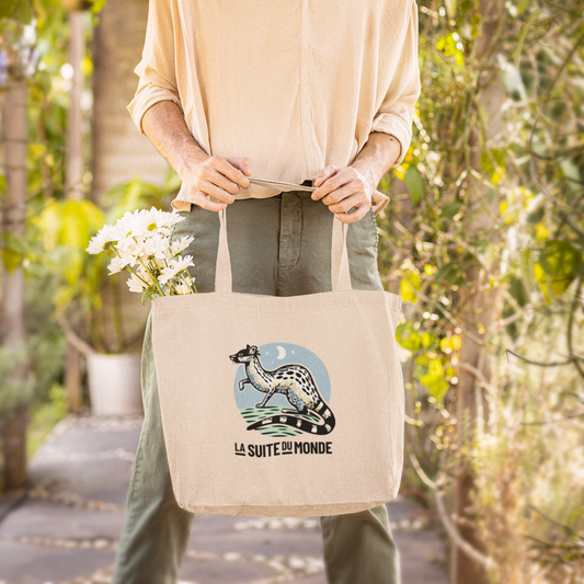 Tote-bag#01 | " La Genette Bleue "
