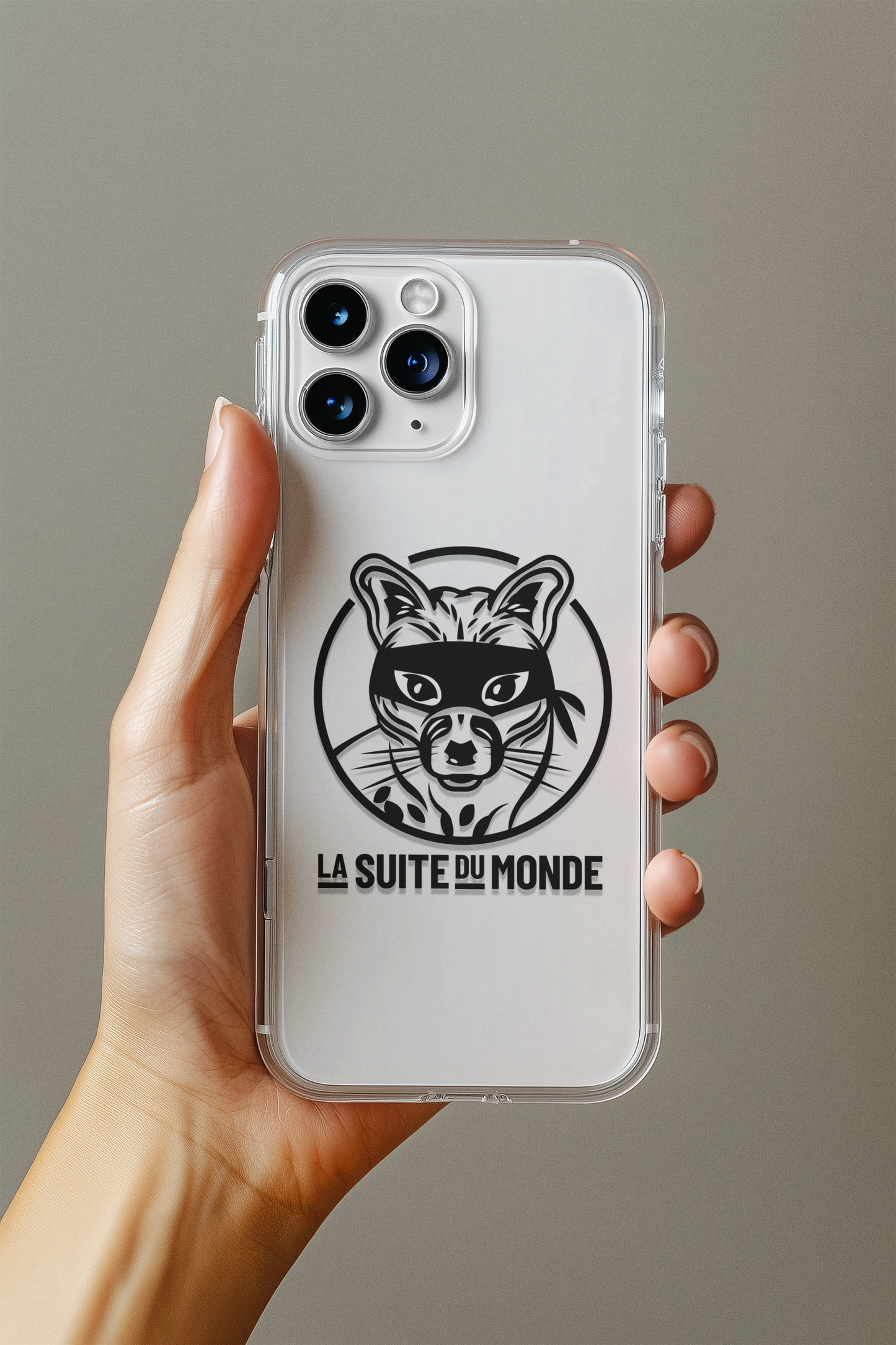 Coque #01 |" La Genette Masquée " [I-Phone tous modèles]