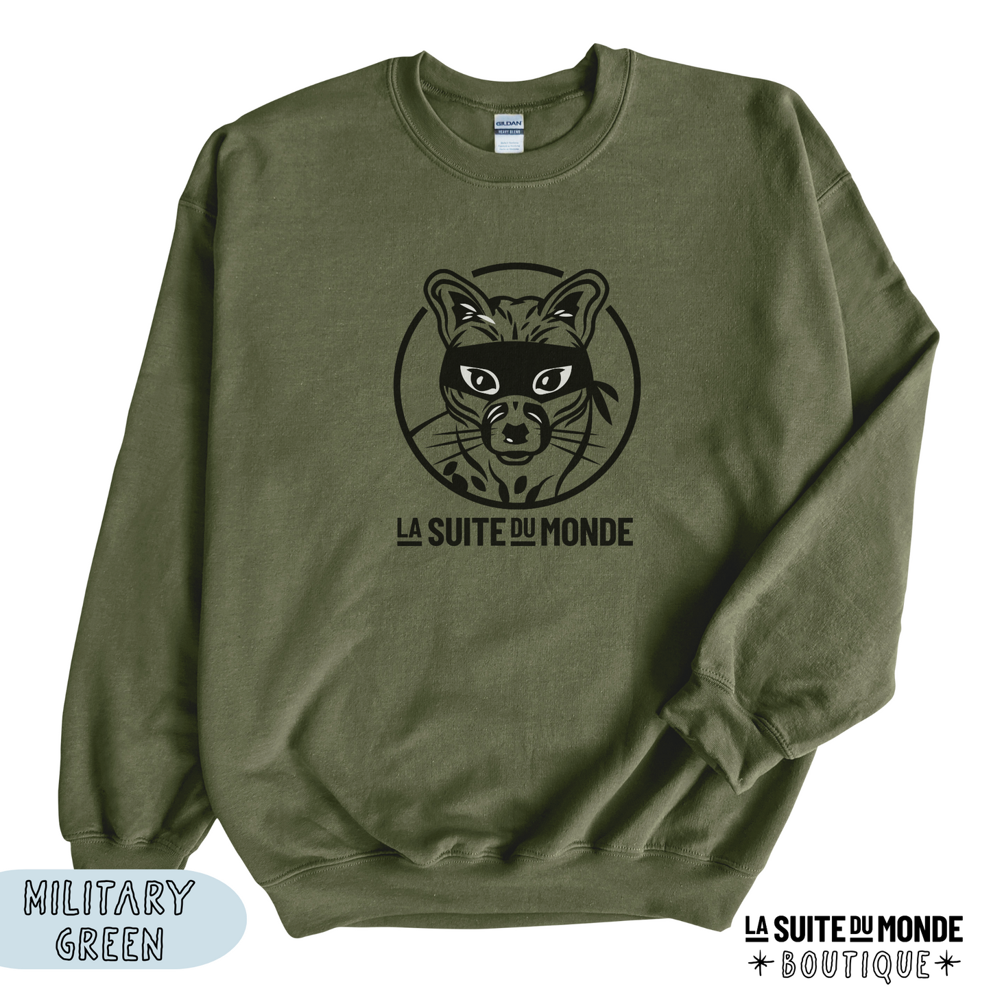 Sweat #01 | "La Genette Masquée"