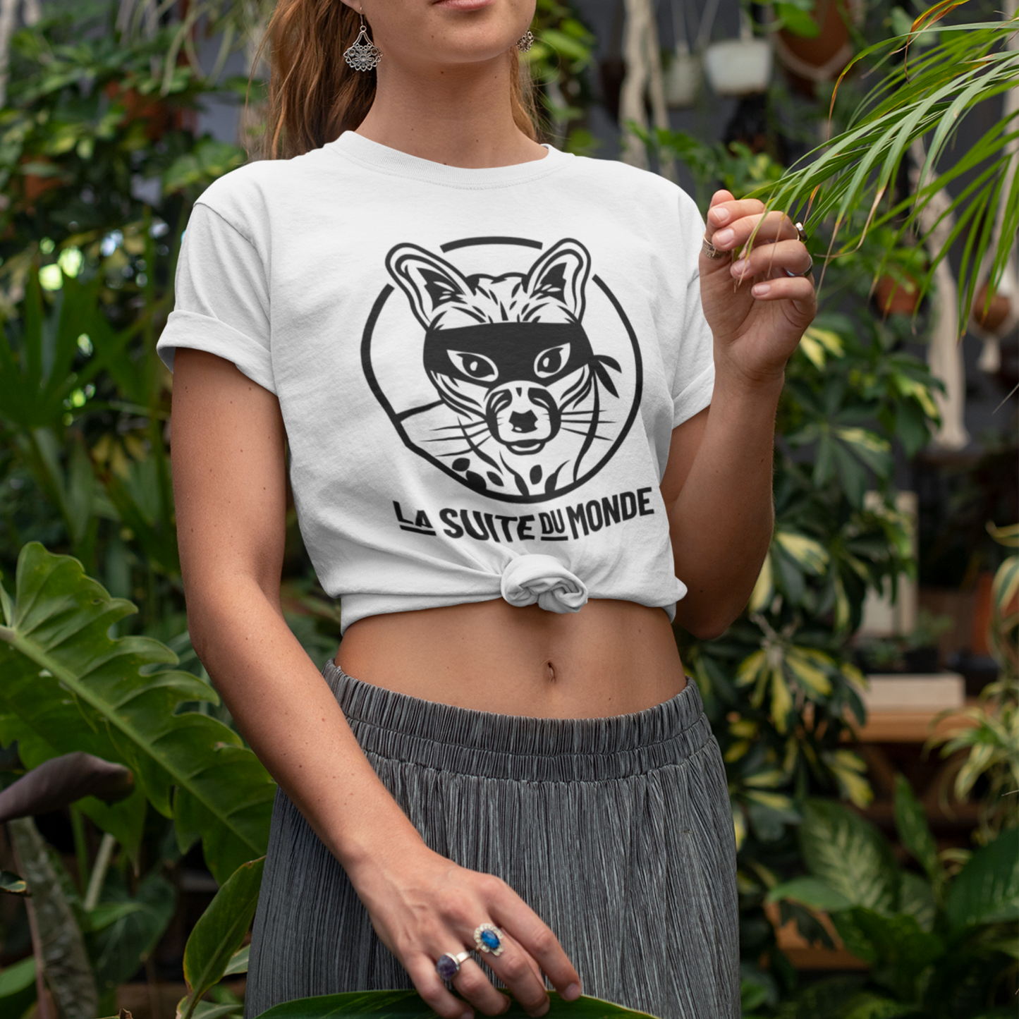 T-shirt#04 | " La Genette Masquée "