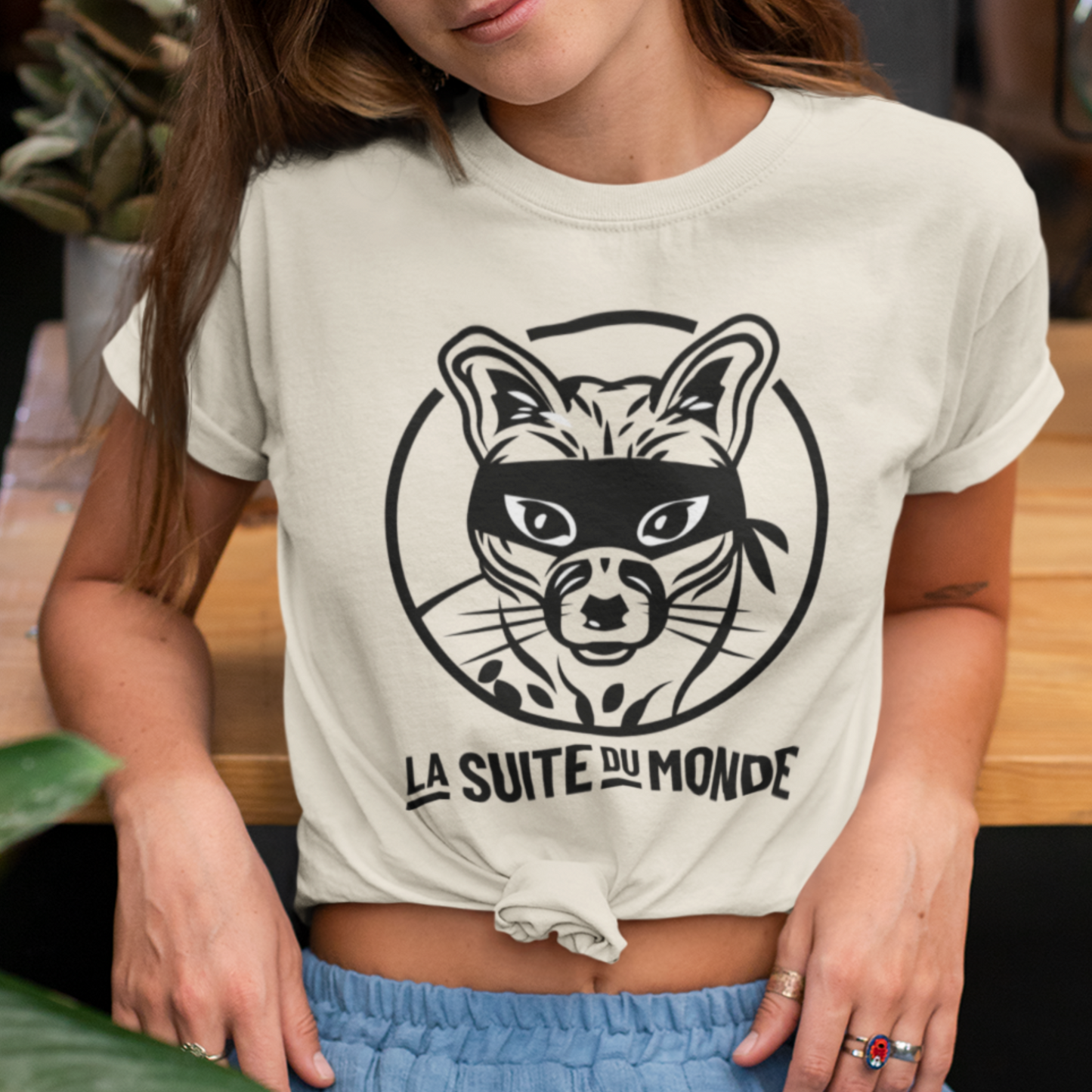 T-shirt#04 | " La Genette Masquée "