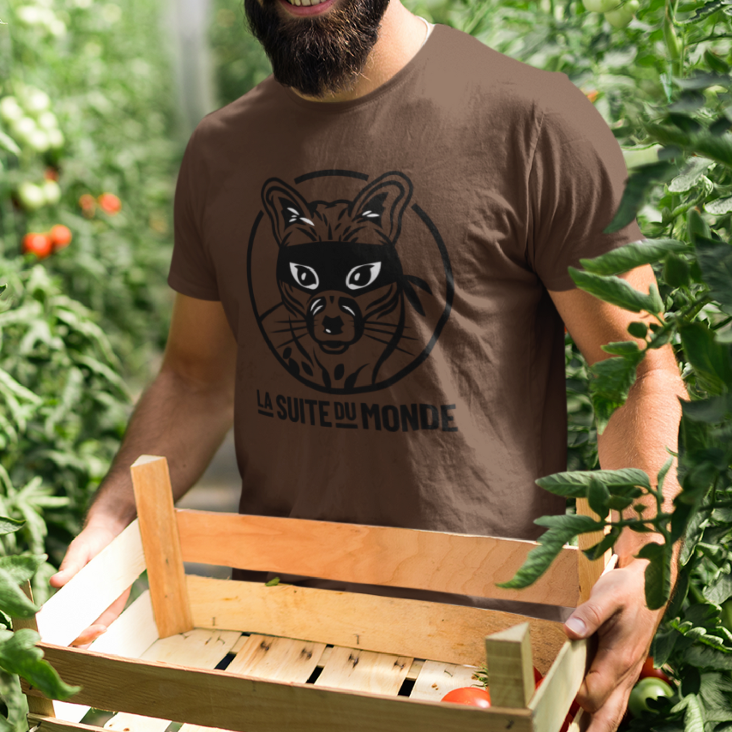 T-shirt#04 | " La Genette Masquée "