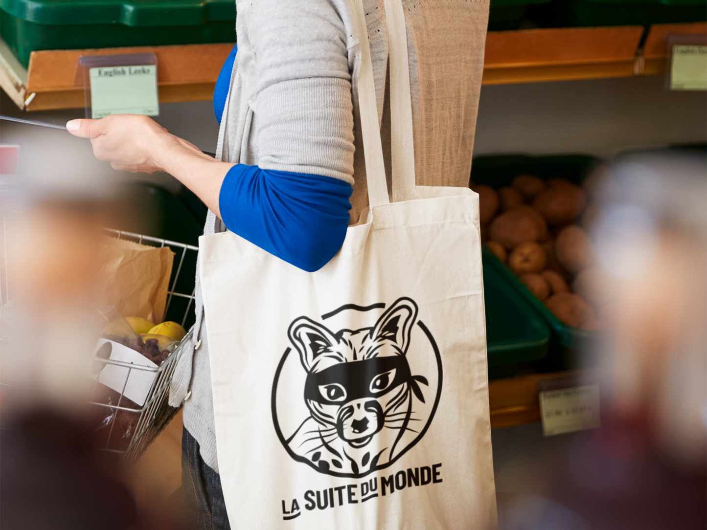 Tote bag #02 | "La genette masquée"