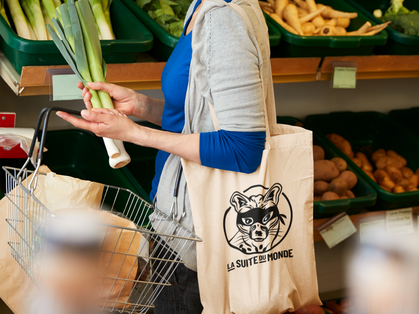 Tote bag #02 | "La genette masquée"