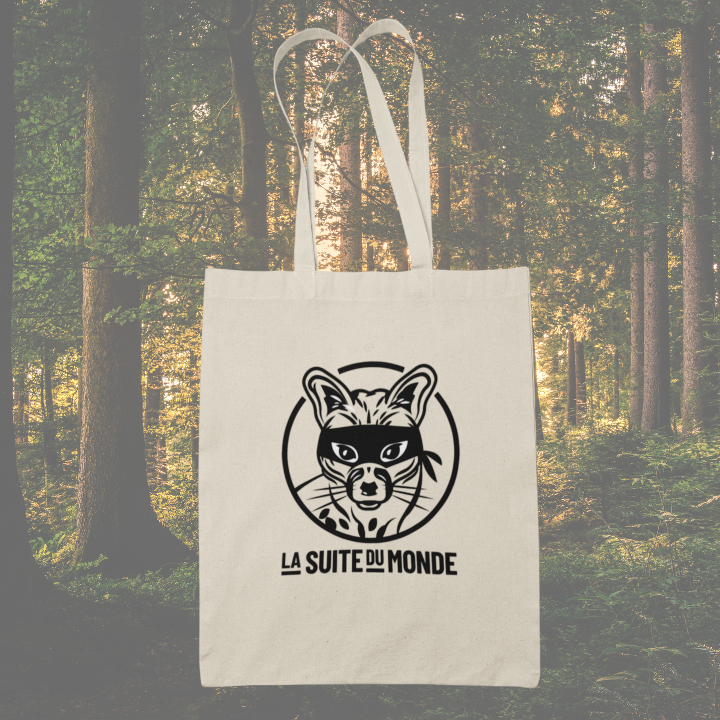 Tote bag #02 | "La genette masquée"
