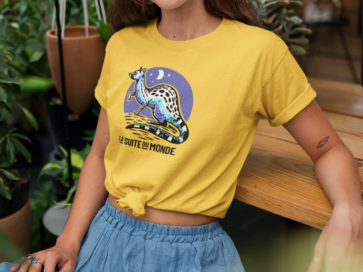 T-shirt #02 | " La genette étoilée "