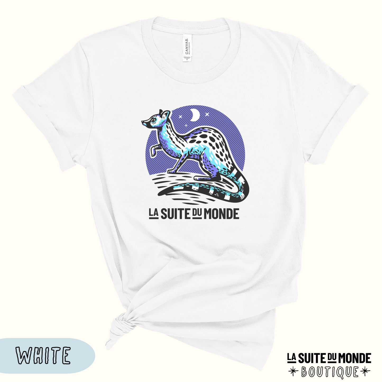 T-shirt #02 | " La genette étoilée "